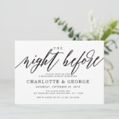 前夜のブラックインビテーション 招待状 (スタンド正面)