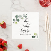 前夜のミニマルなナプキン スタンダードカクテルナプキン (インサイチュ)