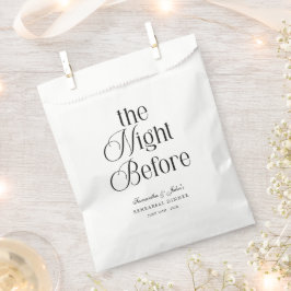 前夜のモダンエレガントリハーサルディナー フェイバーバッグ