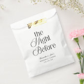 前夜のモダンエレガントリハーサルディナー フェイバーバッグ (封をした状態)