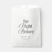 前夜のモダンエレガントリハーサルディナー フェイバーバッグ (正面)