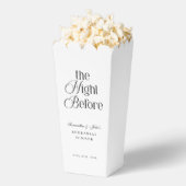 前夜のモダンエレガントリハーサルディナー フェイバーボックス (はじけた状態)