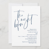 前夜のリハーサルカジュアルディナー 招待状 (正面)