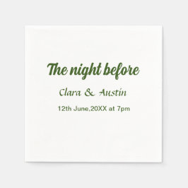 前夜のリハーサルシンプルディナミニマルー スタンダードカクテルナプキン