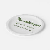 前夜のリハーサルシンプルディナミニマルー ペーパープレート (アングル)