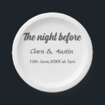 前夜のリハーサルシンプルディナミニマルー ペーパープレート<br><div class="desc">デザイン</div>