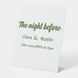 前夜のリハーサルシンプルディナミニマルー 台座サイン