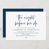 前夜のリハーサル結婚ディナーI 招待状 (正面/裏面)