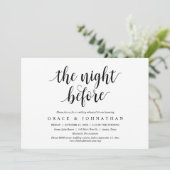 前夜のリハ結婚ーサルディナーパーティー 招待状 (スタンド正面)