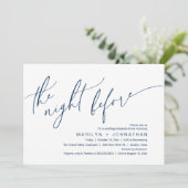 前夜のリハ結婚ーサルディナーパーティー 招待状 (スタンド正面)