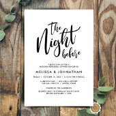 前夜のリハ結婚ーサルディナーパーティー 招待状