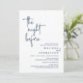 前夜のリハ結婚ーサルディナー 招待状 (スタンド正面)