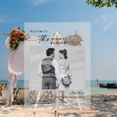 前夜の写真結婚とのディナー アクリルサイン