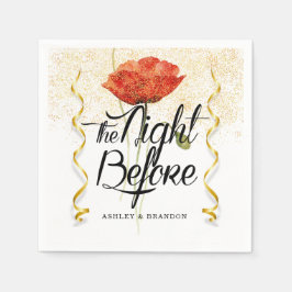前夜の彩りあるリハーサル用のナプキン スタンダードカクテルナプキン