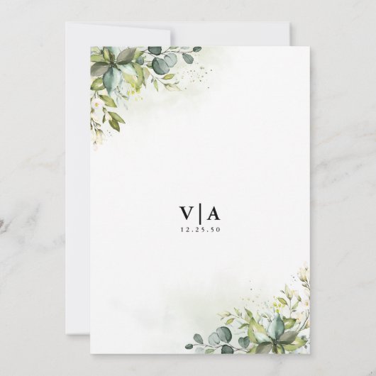 前夜の招待状 招待状 (裏面)