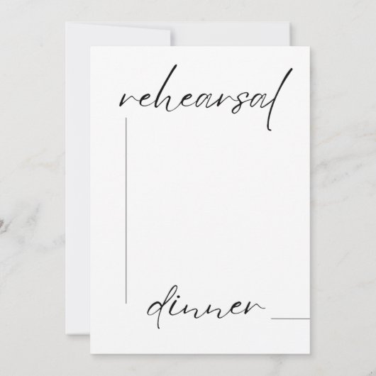 前夜の招待状 招待状 (裏面)