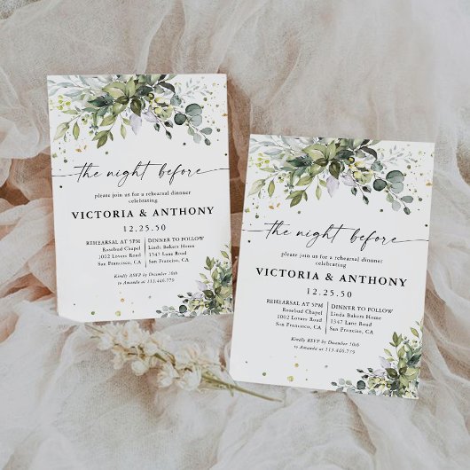 前夜の招待状 招待状