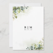 前夜の招待状 招待状 (裏面)