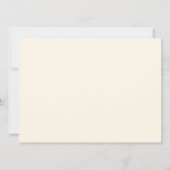 前夜の現代的な結婚式のリハーサルディナー 招待状 (裏面)