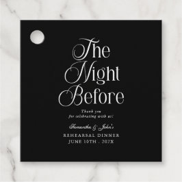 前夜の食事会 感謝の気持ちを伝える フェイバータグ