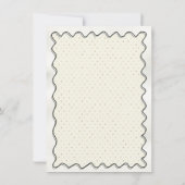 前夜の魅力的なリハーサルディナー 招待状 (裏面)