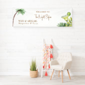 前夜祭のトロピカルマルガリータ&タコス 横断幕 (インサイチュ)