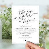 前夜祭 ウェディングリハーサルディナーパーティー 招待状