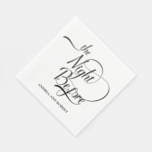 前夜祭 ウェディング前夜のパーティー スタンダードランチョンナプキン (角)