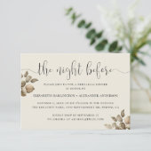 前夜。エレガントな花のソフトリハーサルディナー 招待状 (スタンド正面)