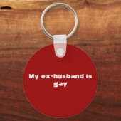 前夫はゲイ キーホルダー (正面)