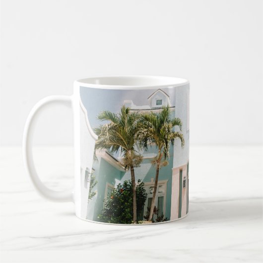 前座の建物 コーヒーマグカップ (左)