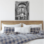 前庭の一般的見解 キャンバスプリント (インサイチュ (寝室))