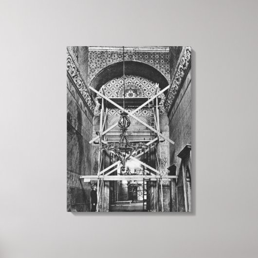 前庭の一般的見解 キャンバスプリント (正面)