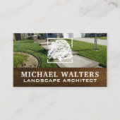 前庭の風景 |ツリーロゴ名刺 名刺 (正面)