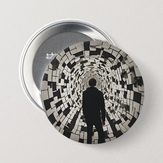 前庭性片頭痛めまいメニエールの目まいオフ 缶バッジ (正面&裏面)