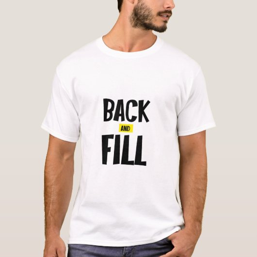 前後にデザイン Tシャツ (正面)