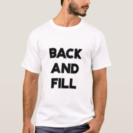 前後にプリント Tシャツ