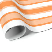 前後のオレンジ ラッピングペーパー (ロールコーナー)