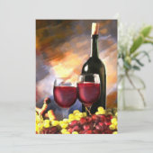 前後のワイン 招待状 (スタンド正面)