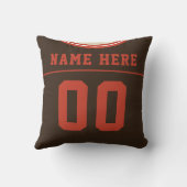 前後ナンバーズオレンジサッカージャージー クッション (裏面)