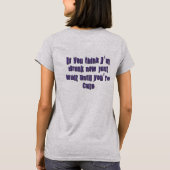 前後飲 Tシャツ (裏面)