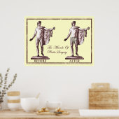 前後 ポスター (キッチン)