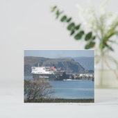 前方に完全な蒸気 ポストカード (スタンド正面)