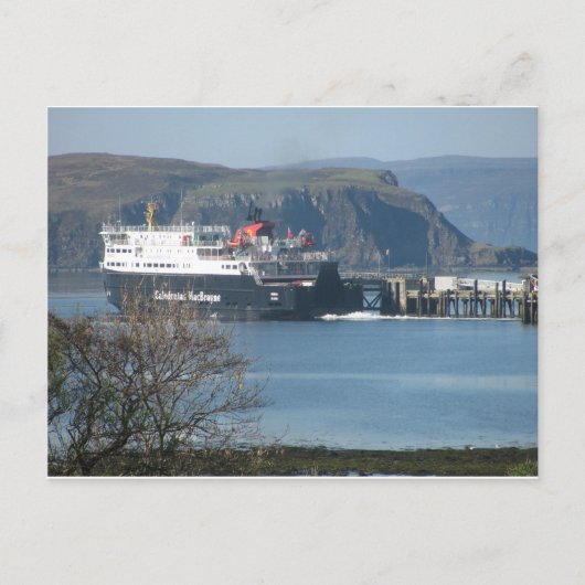 前方に完全な蒸気 ポストカード (正面)