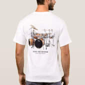 前方に得て下さい Tシャツ (裏面)