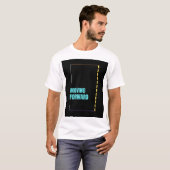 前方に移動するTシャツデザイン Tシャツ (正面フル)