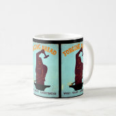 前方に鍛造 コーヒーマグカップ (正面右)