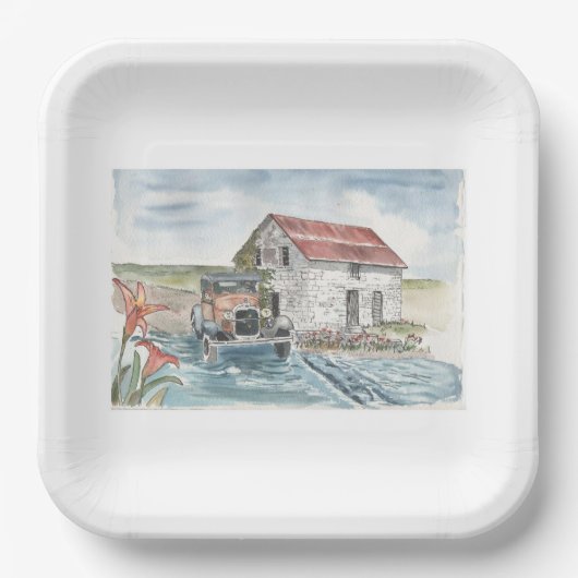 前方に鍛造 ペーパープレート (正面)