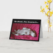 前方に…値しますそれに…行きます カード (黄色い花)