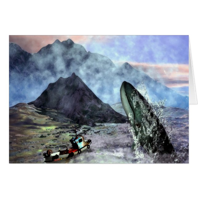 前方のクジラ (正面横)